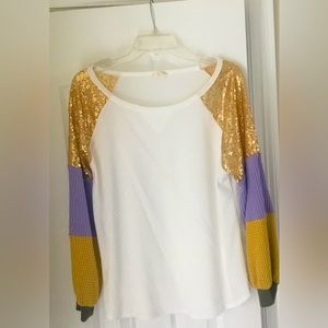 Mardi Gras top